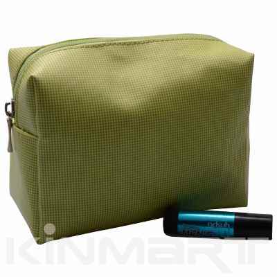 Small Check Cosmetic Bag